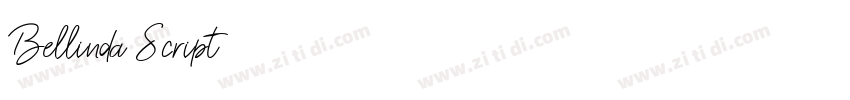 Bellinda Script字体转换